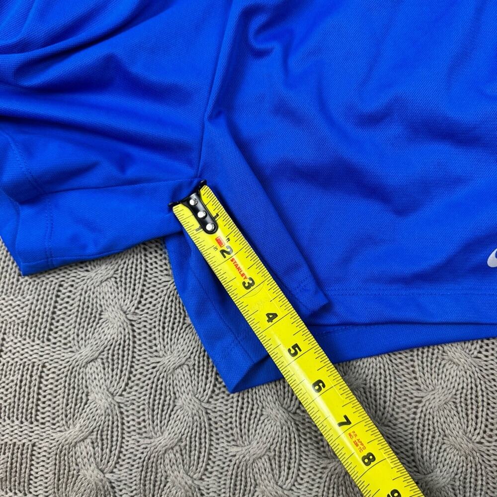 Nike Women's Attack Dri-FIT Fitness Mid-Rise 5" Unlined Shorts Royal Blue Small - Picture 6 of 12